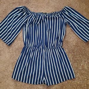 Stripped Romper